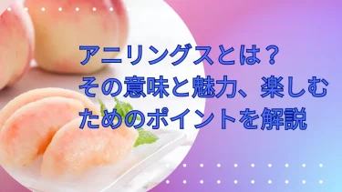 アニリングスとは？その意味と魅力、楽しむためのポイントを解説