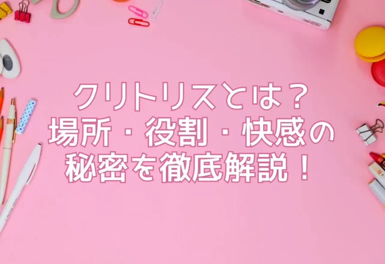 クリトリスとは？場所・役割・快感の秘密を徹底解説！