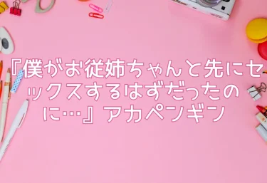 【エロ同人レビュー】『僕がお従姉ちゃんと先にセックスするはずだったのに…』アカペンギン
