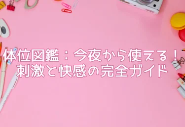体位図鑑：今夜から使える！刺激と快感の完全ガイド