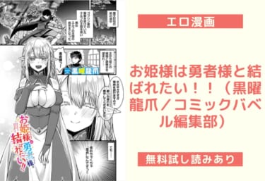 お姫様は勇者様と結ばれたい！！（黒曜龍爪／コミックバベル編集部）【エロ漫画】