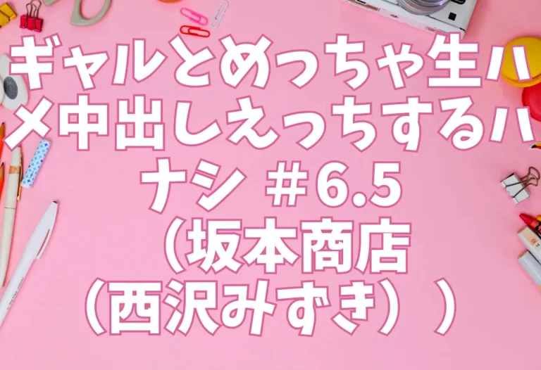 ギャルとめっちゃ生ハメ中出しえっちするハナシ ＃6.5（坂本商店（西沢みずき））